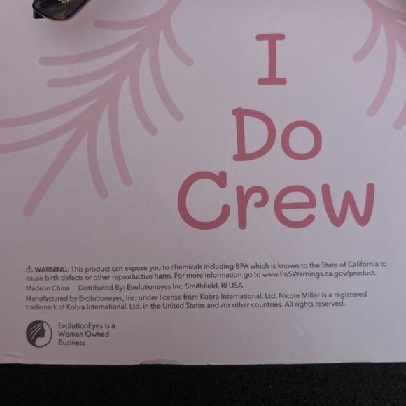 BNIP Nicole Miller “I do Crew,” set of 3 aviators LAST CHANCE - Picture 7 of 7